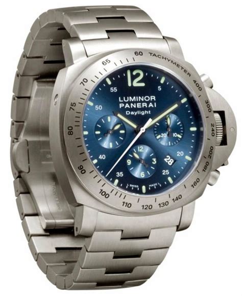 panerai 327|Panerai Luminor Chrono Daylight Titanium PAM 327 Watch .